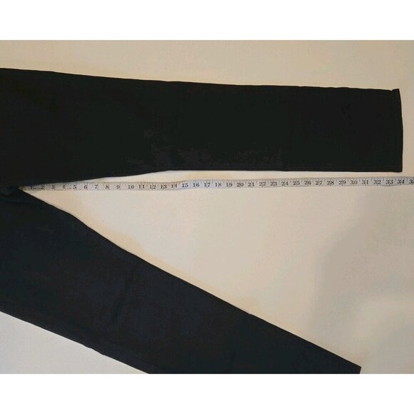 J Crew Flex Jeans Size 34 X 36 Athletic Straight Leg Stretch Black Denim AB564 - Picture 2 of 10